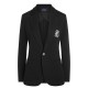 сако,дамски,якета,и,палта,polo,ralph,lauren,double,knit,jacquard,blazer,polo,black
