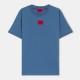 тениска,мъжки,тениски,hugo,mens,hugo,diragolino,contemporary,t,shirt,with,logo,detail,medium,blue