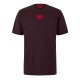 тениска,мъжки,тениски,hugo,mens,hugo,diragolino,contemporary,t,shirt,with,logo,detail,open,brown