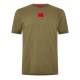 тениска,мъжки,тениски,hugo,mens,hugo,diragolino,contemporary,t,shirt,with,logo,detail,open,green,389