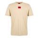 тениска,мъжки,тениски,hugo,mens,regular,fit,diragolino,t,shirt,open,beige,285
