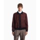 яке,emporio,armani,men,s,virgin,wool,tweed,bomber,jacket,red,navy,cheq