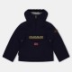 napapijri,kids,napa,rainforest,waterproof,half,zip,rain,anorak,blue,marine,176