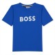 юношеска,тениска,детски,облекла,boss,logo,t,shirt,juniors,blue,846