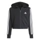 детско,горнище,детски,горнища,с,качулка,детски,облекла,adidas,essentials,girls,3,stripes,zip,track,top,hoodie,black,white