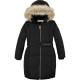 юношеско,палто,детски,облекла,calvin,klein,jeans,belted,faux,fur,coat,junior,ck,black,beh
