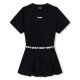 юношеска,рокля,детски,облекла,dkny,logo,dress,juniors,black,09b