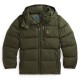 яке,polo,ralph,lauren,kids,duck,down,hooded,long,sleeve,short,puffer,jacket,olive