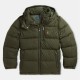 яке,детски,3/4,панталони,polo,ralph,lauren,kids',duck,down,hooded,long,sleeve,short,puffer,jacket,olive