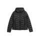 яке,4f,women's,lightweight,quilted,weather,resistant,puffer,jacket,black