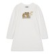 юношеска,рокля,детски,3/4,панталони,moschino,teddy,bear,logo,print,jersey,dress,junior,cloud10063