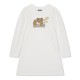 юношеска,рокля,детски,3/4,панталони,moschino,teddy,bear,logo,print,jersey,dress,junior,cloud10063