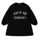 детска,тениска,детски,3/4,панталони,fear,of,god,essentials,unisex,kids,long,sleeve,logo,relaxed,fit,t,shirt,dress,black
