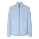 риза,с,дълъг,ръкав,мъжки,якета,belstaff,men,s,stride,zip,collar,long,sleeve,overshirt,sky,blue
