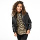 яке,дрехи,за,училище,детски,якета,и,палта,biba,kids',faux,leather,long,sleeve,oversized,fit,bomber,jacket,black