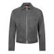яке,облекла,на,разпродажба,мъжки,якета,kenzo,men's,washed,leather,long,sleeve,leather,jacket,grey