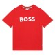 юношеска,тениска,детски,облекла,boss,boss,large,logo,t,shirt,juniors,red,991