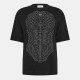 тениска,мъжки,тениски,off,white,men,s,stitch,short,sleeve,contrast,stitch,t,shirt,blk,wht,1001
