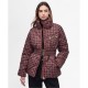 яке,дамски,якета,и,палта,barbour,international,women's,aurora,printed,long,sleeve,quilted,jacket,amaretto,check