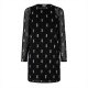 детска,рокля,детски,облекла,hugo,long,sleeve,print,dress,junior,girls,black,09b