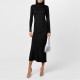рокля,дамски,поли,и,рокли,good,american,women's,shine,rib,knitted,midi,bodycon,dress,black