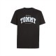 тениска,мъжки,тениски,tommy,jeans,tjm,reg,varsity,ww,tee,ext,black,bds