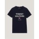 юношеска,тениска,детски,облекла,tommy,hilfiger,oversized,logo,t,shirt,juniors,desert,sky
