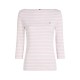 тениска,дамски,топове,tommy,hilfiger,women's,cody,slim,boat,neck,long,sleeve,t,shirt,pink,ecru