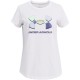 разпродажба,under,armour,детски,тениски,детски,облекла,under,armour,armour,ua,colorblock,bl,ss,gym,top,girls,white
