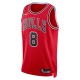 фланелка,баскетболни,облекла,баскетболни,потници,nike,nba,icon,edition,swingman,jersey,bulls,lavine