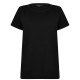 тениска,дамски,ризи,дамски,топове,french,connection,crew,short,sleeve,t,shirt,black