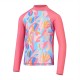 фланелка,с,дълъг,ръкав,детски,тениски,speedo,kids,long,sleeve,performance,gym,top,pink,blue