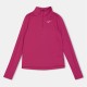 nike,older,girls,dri,fit,long,sleeve,half,zip,sweet,beet