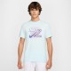 тениска,падел,тенис,тенис,облекла,бадминтон,скуош,nike,oz,open,cotton,t,shirt,adults,glacier,blue
