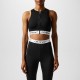 дамски,топове,off,white,women,s,zip,up,rowing,cropped,stretch,tank,vest,black