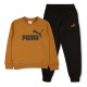 детски,анцуг,детски,екипи,puma,unisex,kids,number,1,logo,fleece,tracksuit,melted,caramel