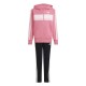 юношески,комплект,дрехи,за,училище,детски,екипи,adidas,3,stripe,hooded,tracksuit,set,juniors,pink,white