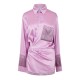дамска,риза,с,къс,ръкав,off,white,women,s,duchesse,twist,front,short,sleeve,shirt,lilac
