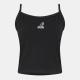 потник,дамски,топове,kangol,women's,sleeveless,slim,fit,cami,top,black