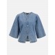 jjxx,women,s,long,sleeve,denim,shirt,blue,denim