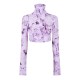 фланелка,с,дълъг,ръкав,дамски,топове,off,white,cropped,long,sleeve,tee,violet