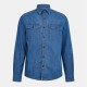 облекла,на,разпродажба,мъжки,ризи,replay,men's,long,sleeve,denim,shirt,mid,blue