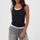 brave,soul,bs,womens,double,layer,vest,black