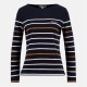 фланелка,с,дълъг,ръкав,дамски,топове,barbour,hawkins,striped,long,sleeved,top,navy,stripe