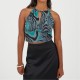 дамско,лятно,бельо,дамски,топове,дамско,бельо,brave,soul,womens,halter,neck,jacquard,top,black,green