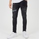 дънки,мъжки,дънки,brave,soul,fit,denim,jean,with,button,fly,dark,charcoal
