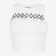 дамски,потник,дамски,топове,vans,check,wash,fitted,crop,tank,white,vest,womens,white