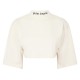 къса,блуза,дамски,топове,palm,angels,women's,crop,top,white