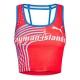 дамско,бельо,puma,5,crop,top,vest,womens,red