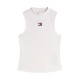 дамски,топове,tommy,jeans,women's,racerback,vest,ancient,white
